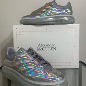 ALEXANDER MCQUEEN Metallic Low-Top Sneakers Size44 Size 11